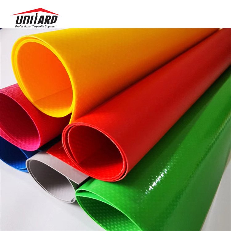 Unitarp 550 580 650 850gsm Lona De Pvc PVC Tarpaulin Waterproof Pvc Coated Tarpaulin Roll for Pool Boat Cover