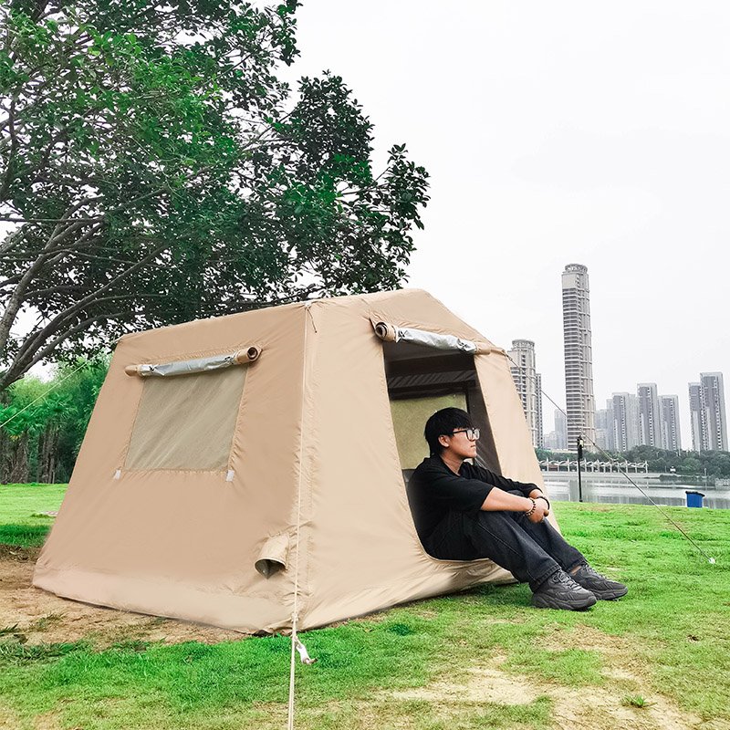 Premium JLM Inflatable Tent High Quality Fast Assembly Stable Structure Quality Material Splicing Camping Tent