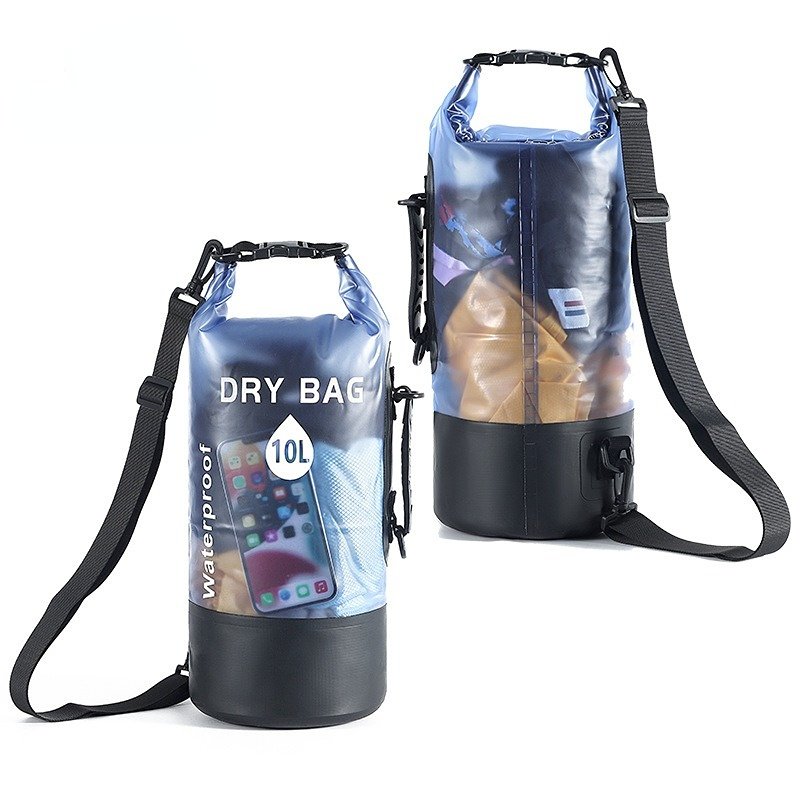 5L/10L/20LRoll Top Lightweight Waterproof Backpack Dry Storage Bag for Travel Swimming Boating Kayaking Floating Beach