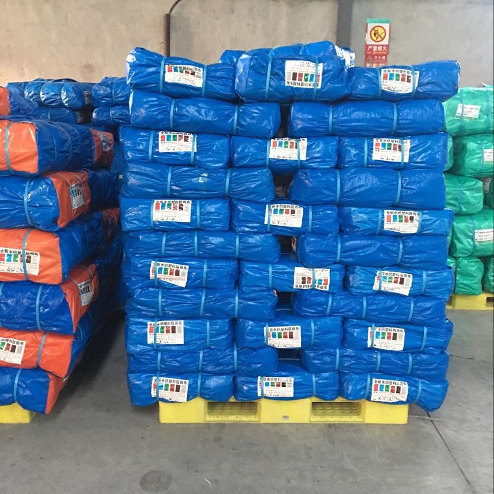 Manufacturers Blue 1.83*100m Light Weight High Strength Cheap Price Pe Tarpaulin for Truck Waterproof