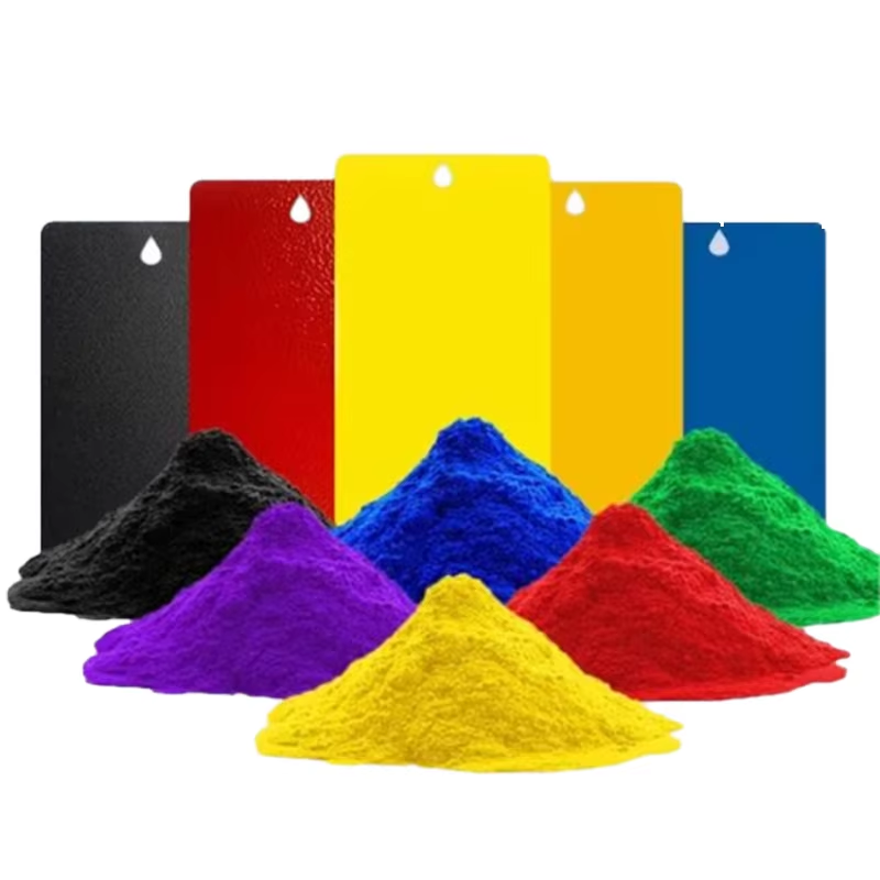Popular PPBS1006 High Glosses Purple Epoxy Polyester Powder Coating Painting for Building Car Funiture Coating Cover