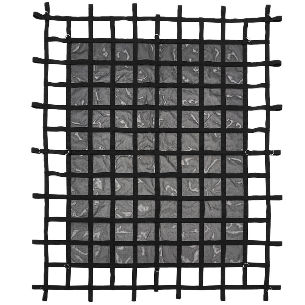 Heavy Duty Truck Cargo Net-Trcuk Organize Truck Bed Cover- Large- Perfect for Trailer, Pickup, Boat, Jeep, SUV, Camping, Hunting