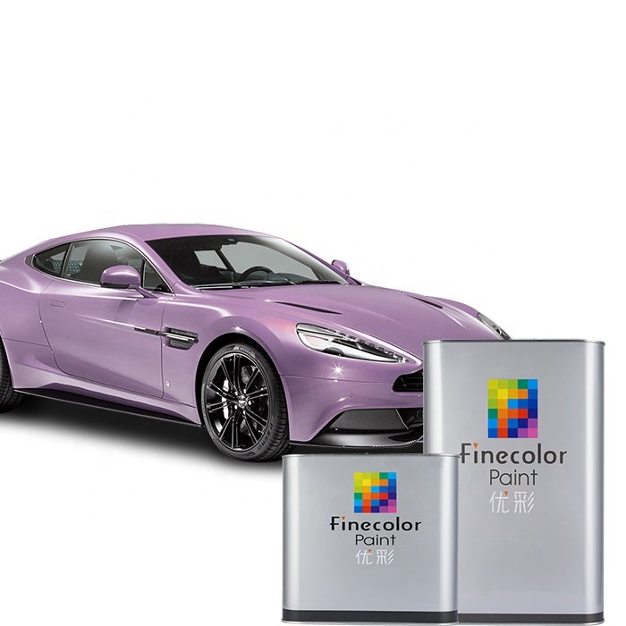 Mirror Spray Paint Mirror Transparent Coating Varnish Brands Finecolor Auto Clear Coat Paint 2K