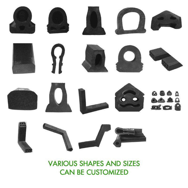 Cabin Damping D Section EPDM Seal Strip for Hatch Cover Boat Customised Cutting and Moulding Processing Services