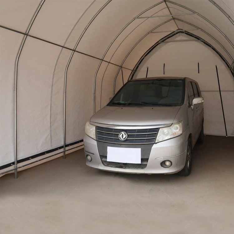 13'Wx20'L Canvas Outdoor Event Big Tent Dock Boat Winter Foldable Car Garage Shelter Canopy