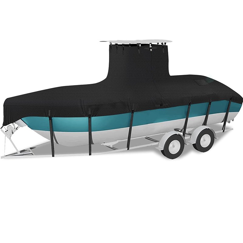 Factory Custom logo Provided Boat Cover Waterproof Heavy Duty Rip-resistant UV Protect T Top Boat Cover