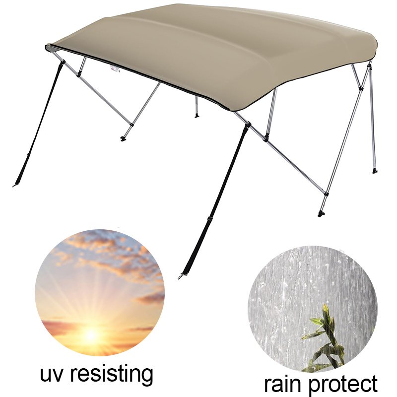 Marine Grade 600D Polyester Bimini Top Boat Heavy Duty Aluminum Boat Tent Top Cover Bimini Top for Boat