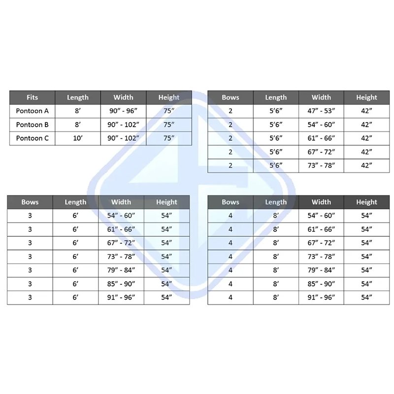 Marine Grade 600D Polyester Bimini Top Boat Heavy Duty Aluminum Boat Tent Top Cover Bimini Top for Boat