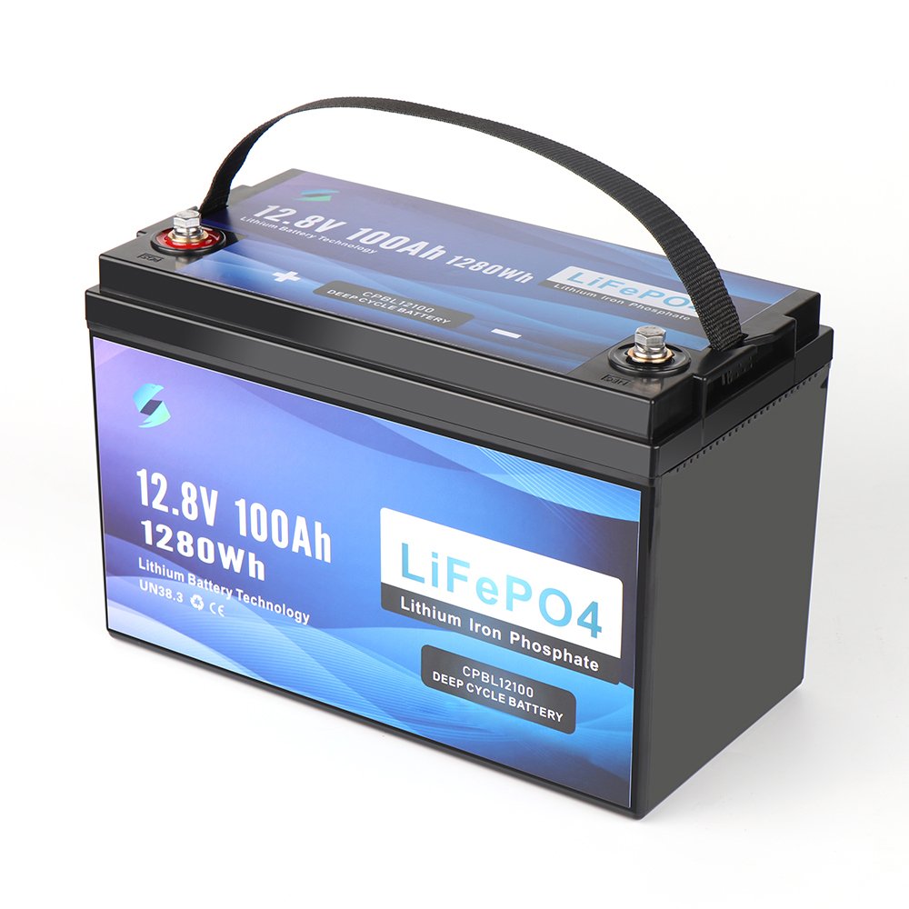 Long Runtime Disassemble Cover Automotive Grade a LiFePO4 Cell Mobile Phone Monitor 12V 100Ah Battery