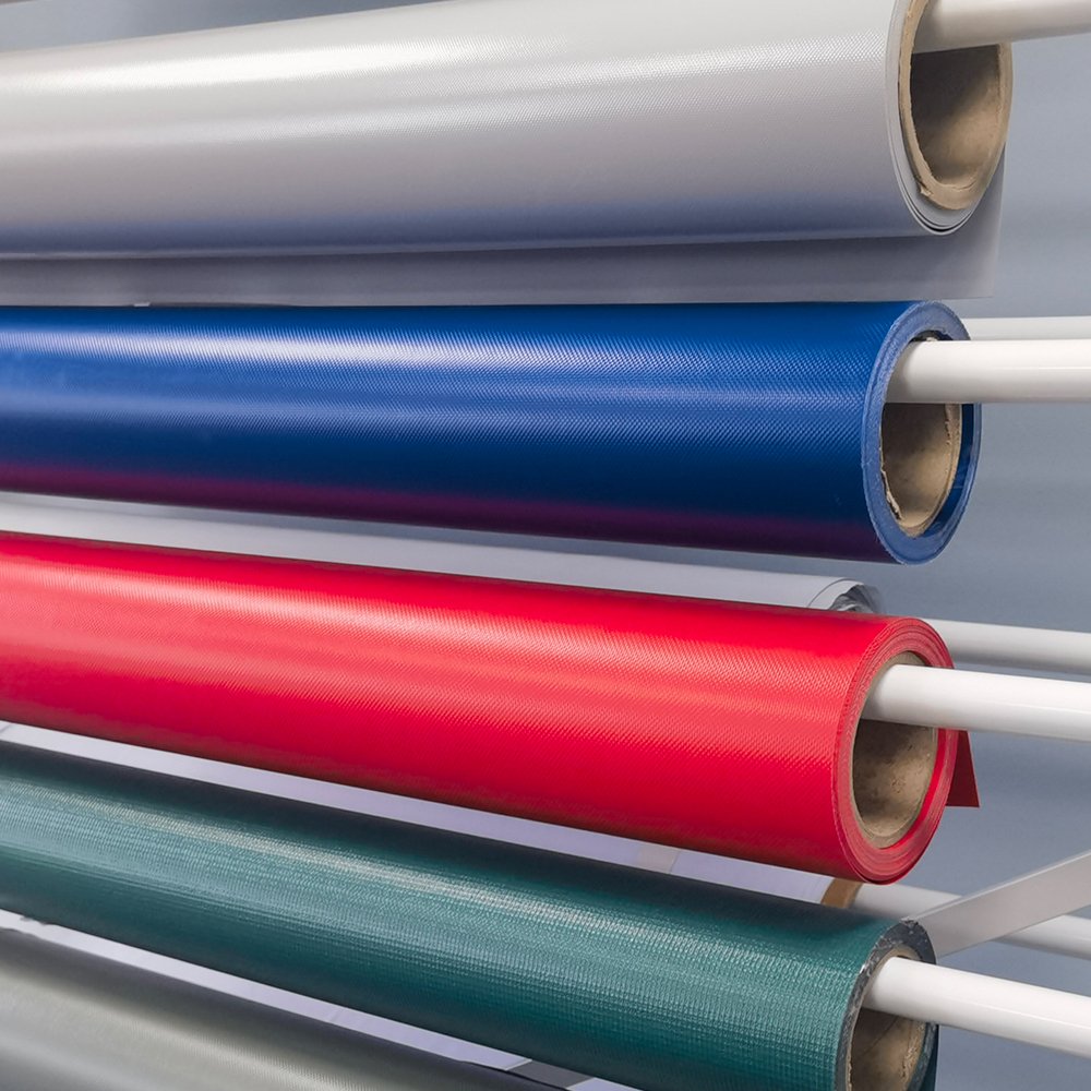 610gsm 750gsm 480gsm PVC Vinyl Tarps Durable Pvc Tarpaulin for Truck Side Curtain Use