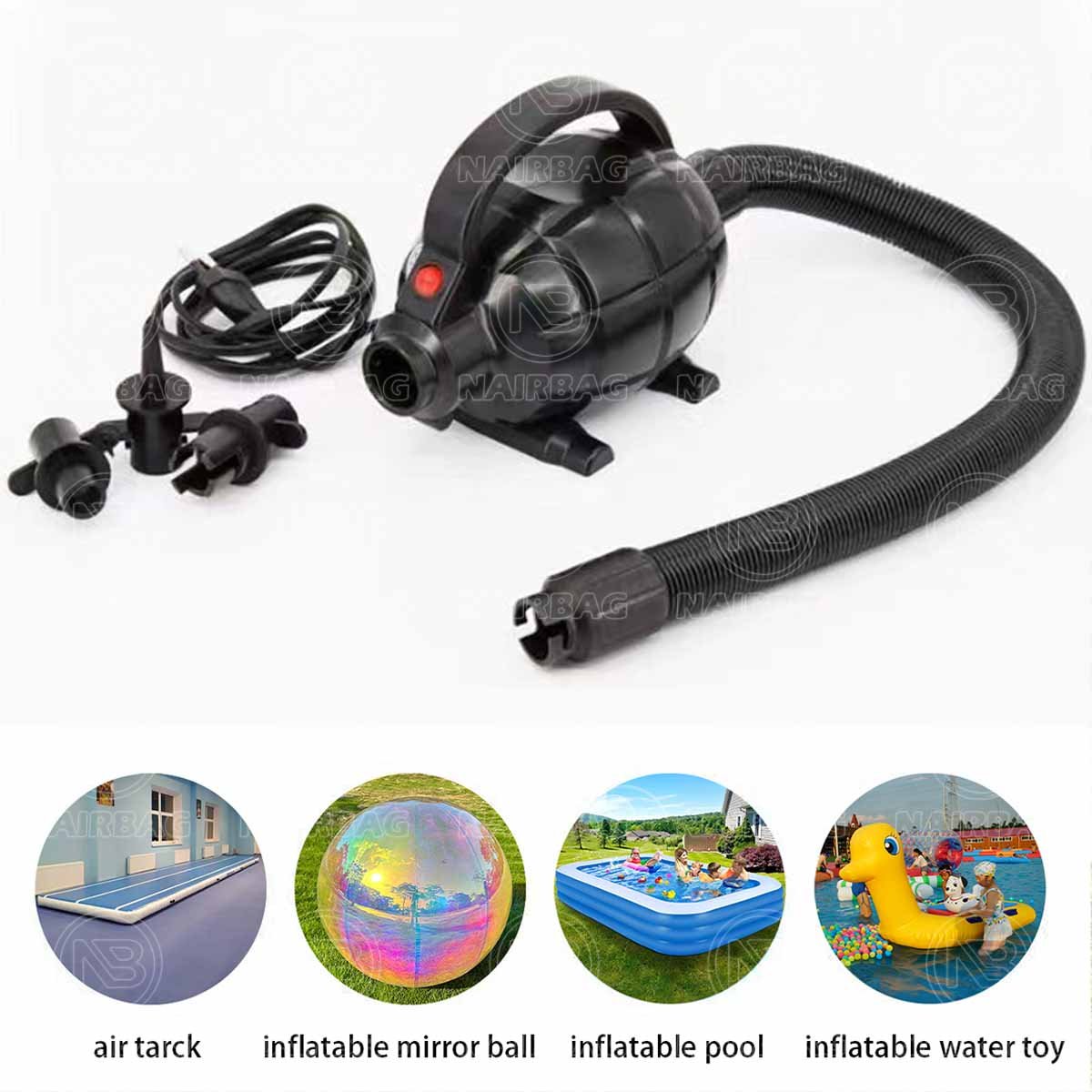 Electric Inflatable Air Pump for Inflatable Boats / Balloon / Floating Water Park Toys / air Track