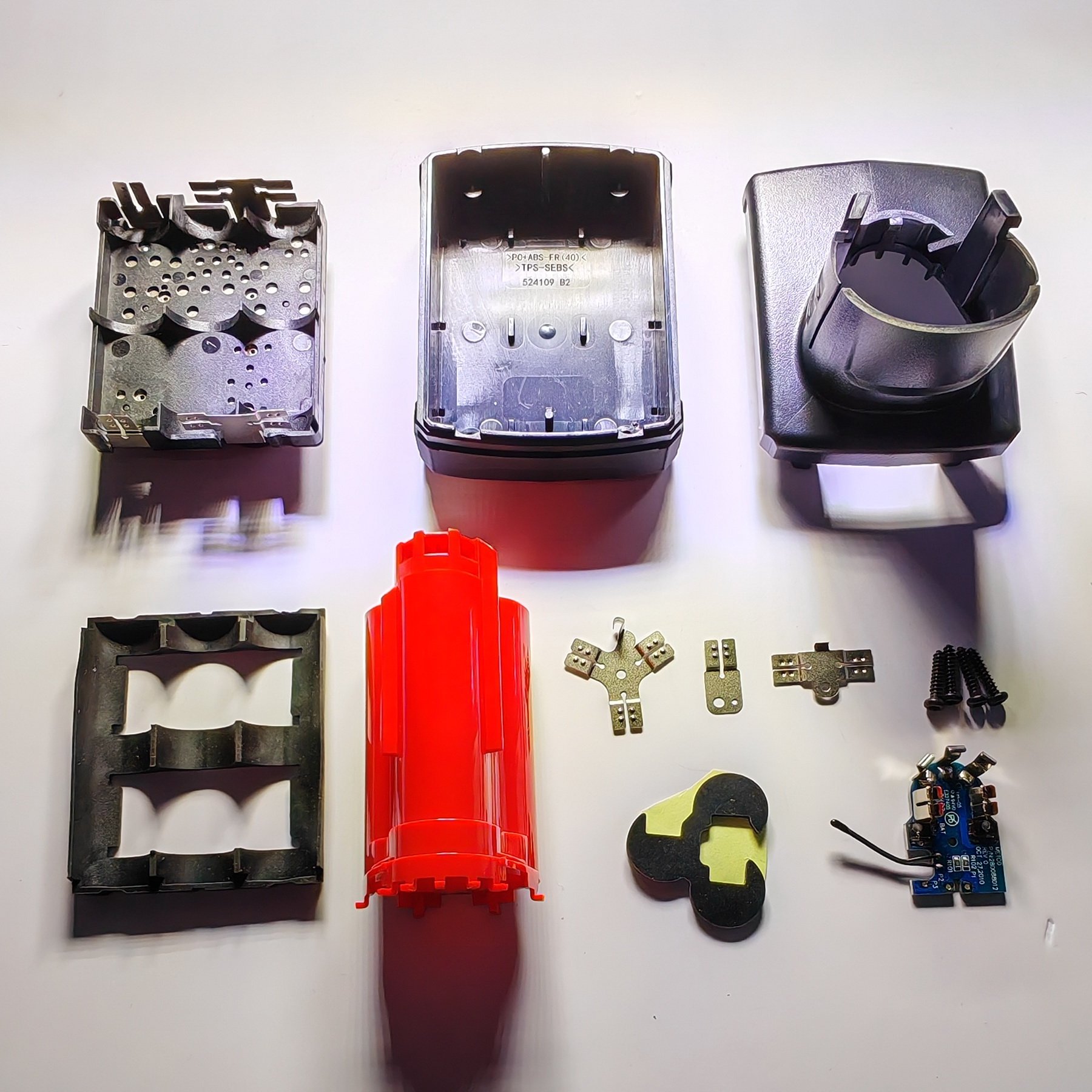 Factory Price Milwauke M12 12V 6.0ah Plastic case 10.8V Plastic Housing 6 Cells Plastic Cover Bms PCB 40V BL4025 BL4040 BL1021B