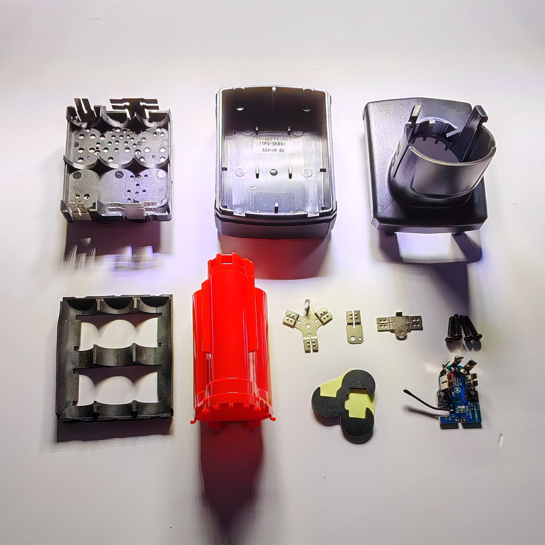 Factory Price Milwauke M12 12V 6.0ah Plastic case 10.8V Plastic Housing 6 Cells Plastic Cover Bms PCB 40V BL4025 BL4040 BL1021B