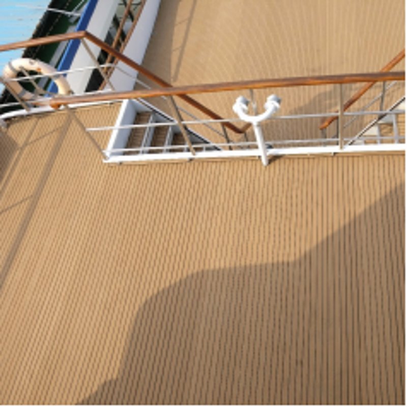 Wholesale Plastic Flooring Synthetic Teak Decking Used for Yacht Boat Deck Covering PVC Boat Decking