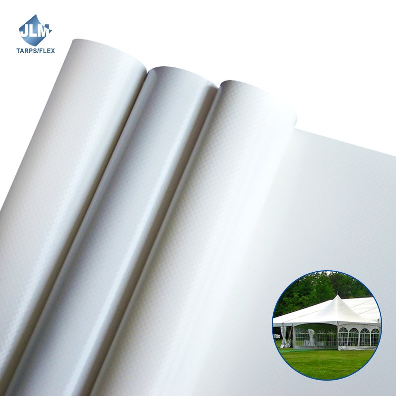 750gsm Block Out Rainproof PVC Coated Tarpaulin Fabric for Event Tent Covers Tarp