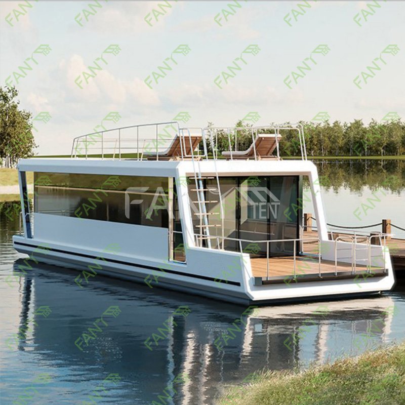 Houseboat Kitchen Fittings House Boat Pontoon Houseboat Houseboat With Motor and Driving Capabilities