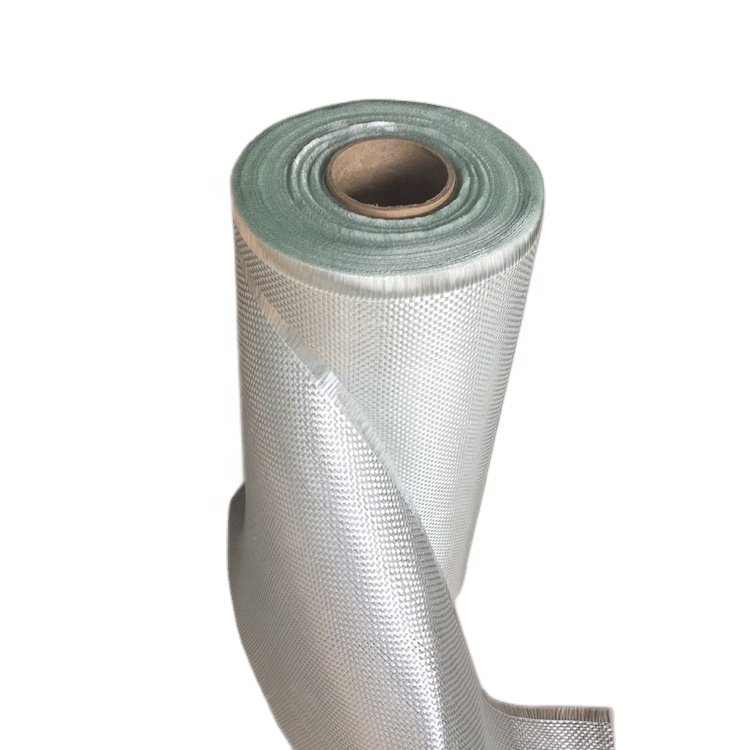 OEM 4oz 6oz 100G Plain Weave Reinforced E Glass Fibre Cloth Fireproof Silicone Fiberglass Woven Roving for Boats and Surfboards
