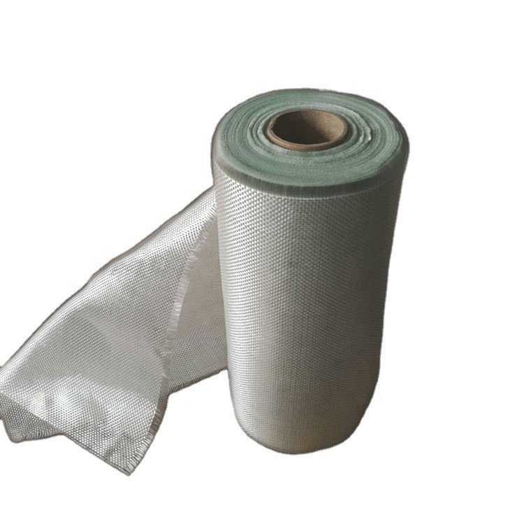 OEM 4oz 6oz 100G Plain Weave Reinforced E Glass Fibre Cloth Fireproof Silicone Fiberglass Woven Roving for Boats and Surfboards