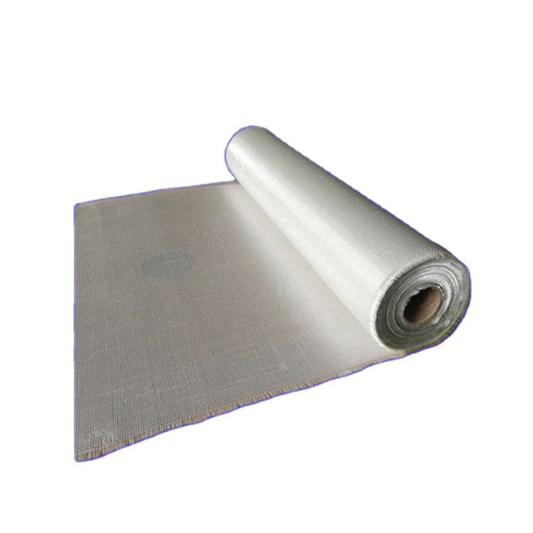 OEM 4oz 6oz 100G Plain Weave Reinforced E Glass Fibre Cloth Fireproof Silicone Fiberglass Woven Roving for Boats and Surfboards