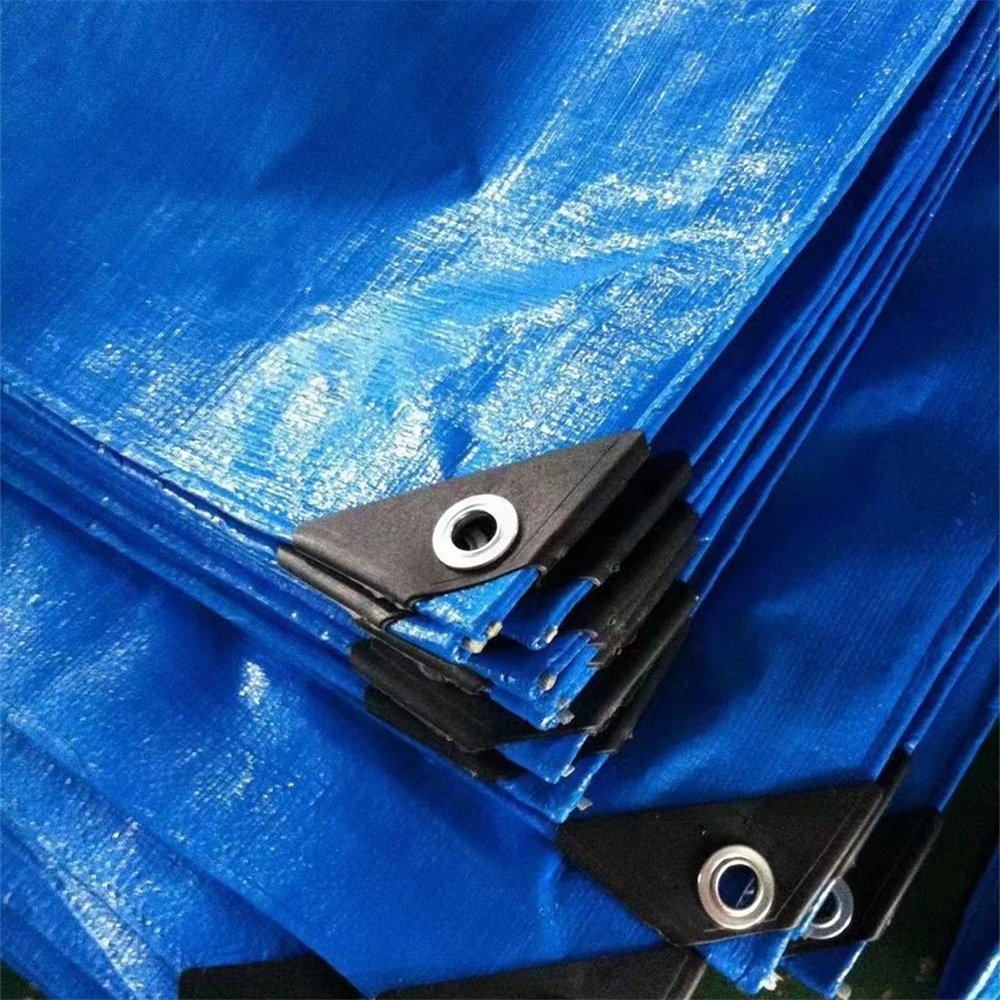 Tarpaulin Virgin Materials PE Double Blue China Cheap Price Woven Tarp Heavy Duty Waterproof Tarpaulin