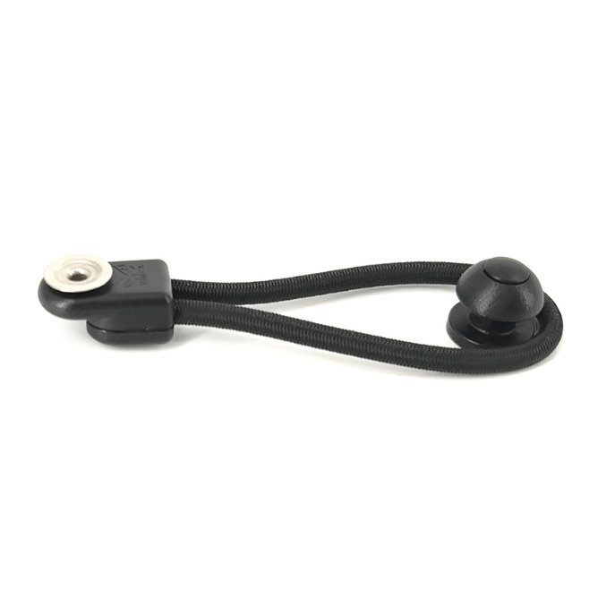 Custom 130mm Black Stretch Loop for Tent Black Nylon Fasteners for Vessel Canvas Fabric Fasteners Bungee Canvas Fasteners Boat