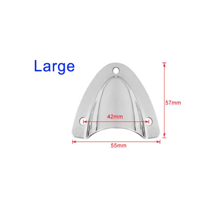 Stainless Steel Marine Boat Vent Cover Air Outlet Protective Cap Wire Cover Clam Shell Vent Cable Trans