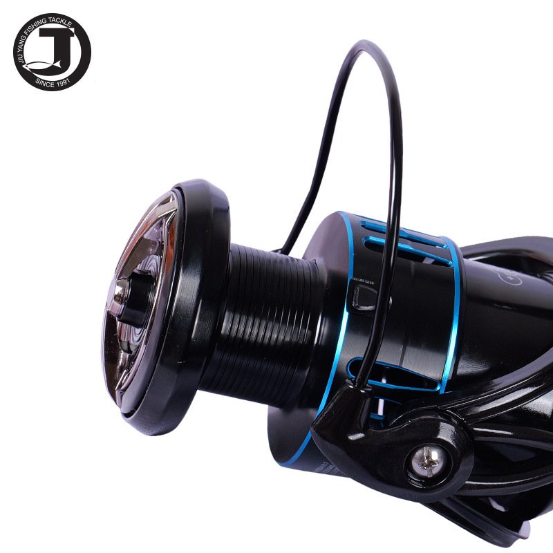 JL8000 High-Strength Plastic Drum Fishing Wheel for Spinning Trolling Bait Casting River Lake Multi-Fishing Method Casting Reel