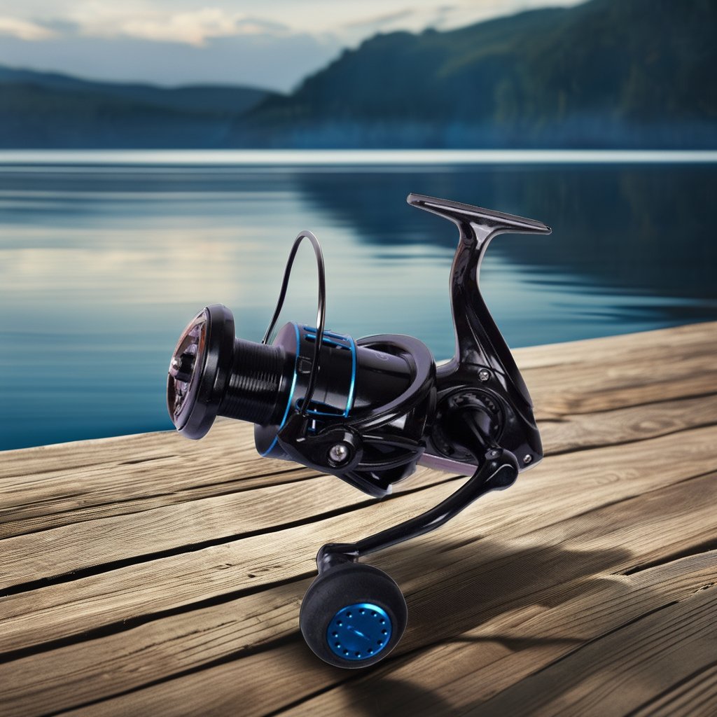 JL8000 High-Strength Plastic Drum Fishing Wheel for Spinning Trolling Bait Casting River Lake Multi-Fishing Method Casting Reel