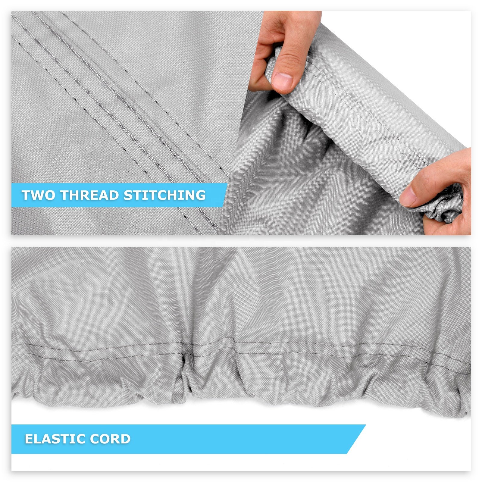 High Quality Customized Universal Fit Waterproof Polyester Boat Cover for Trailerable Boat Size 14' - 16' up to 96"