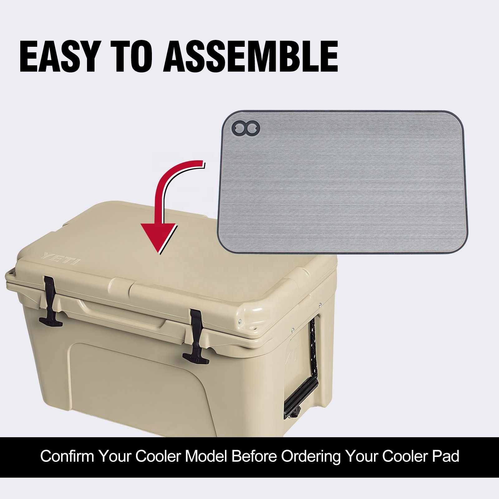 Woowave New Design Custom Color Hiking Cooler Pad Anti Slip EVA Foam Mat Cooler Pads for Cooler Box for Yeti Tundra 45