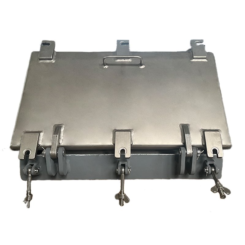 Customizable Logo & Packing Eco-friendly Steel Grey & White Louvered Vent Cover Marine Boat & Ship Accessories Supplies