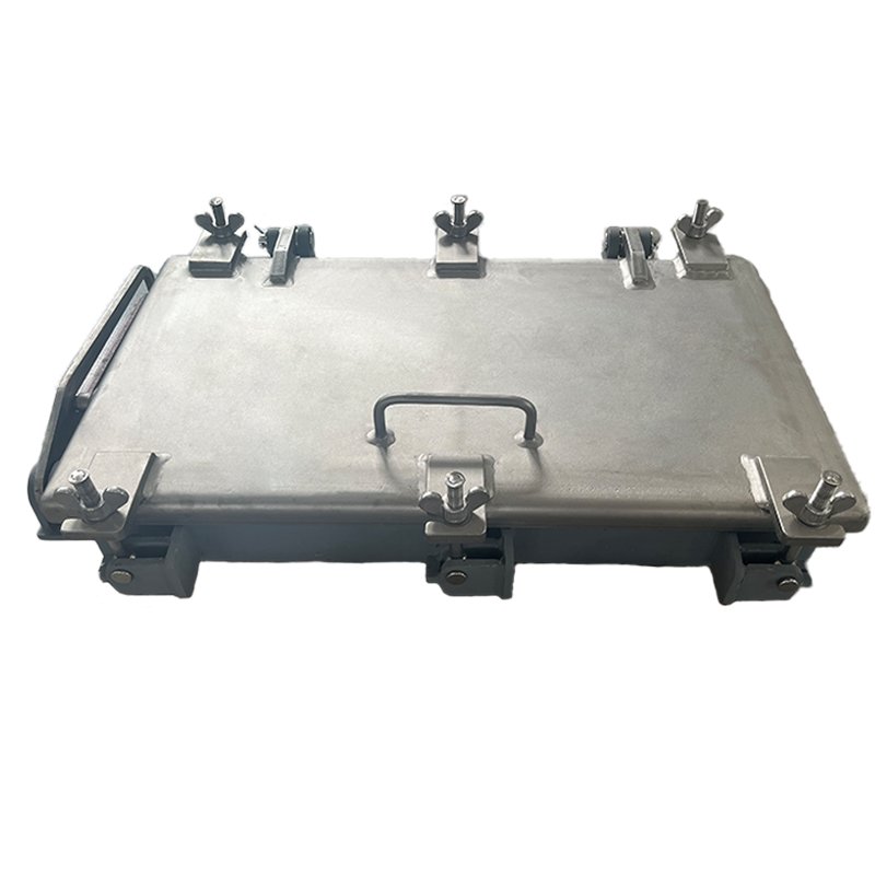 Customizable Logo & Packing Eco-friendly Steel Grey & White Louvered Vent Cover Marine Boat & Ship Accessories Supplies