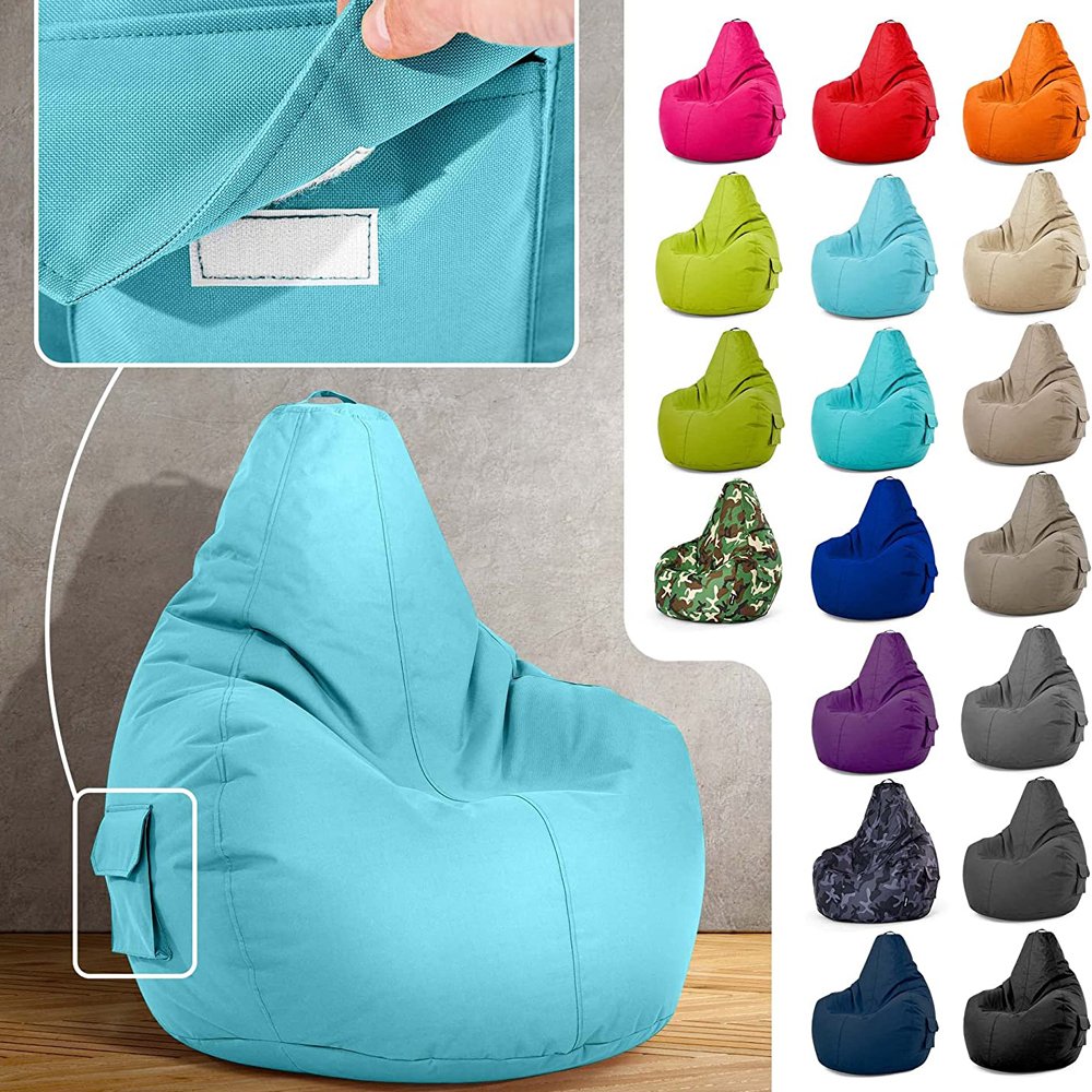 OEM/ODM Available Waterproof Bean Bag Logo Print Puff Chair Sail Boat XXL Beanbag Cover Wholesale Outdoor Large Bean Bag Chair