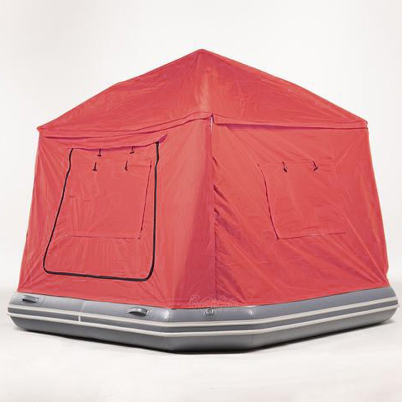 New Style Camping on Water Cabin Raft Boat Inflatable Houseboat Inflatable Floating Tent