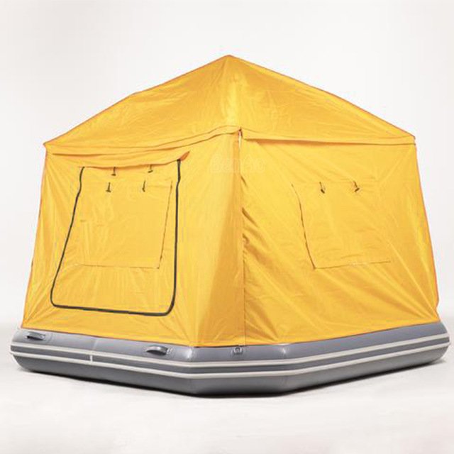 New Style Camping on Water Cabin Raft Boat Inflatable Houseboat Inflatable Floating Tent