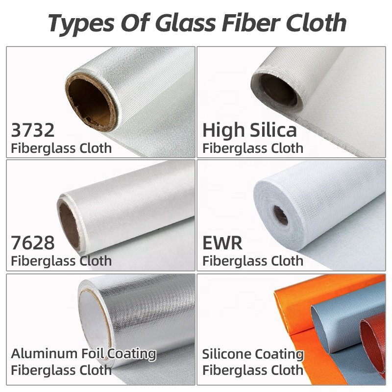 Factory Wholesale High Temperature Resistance Twill Fiberglass Fabrics for Gliders