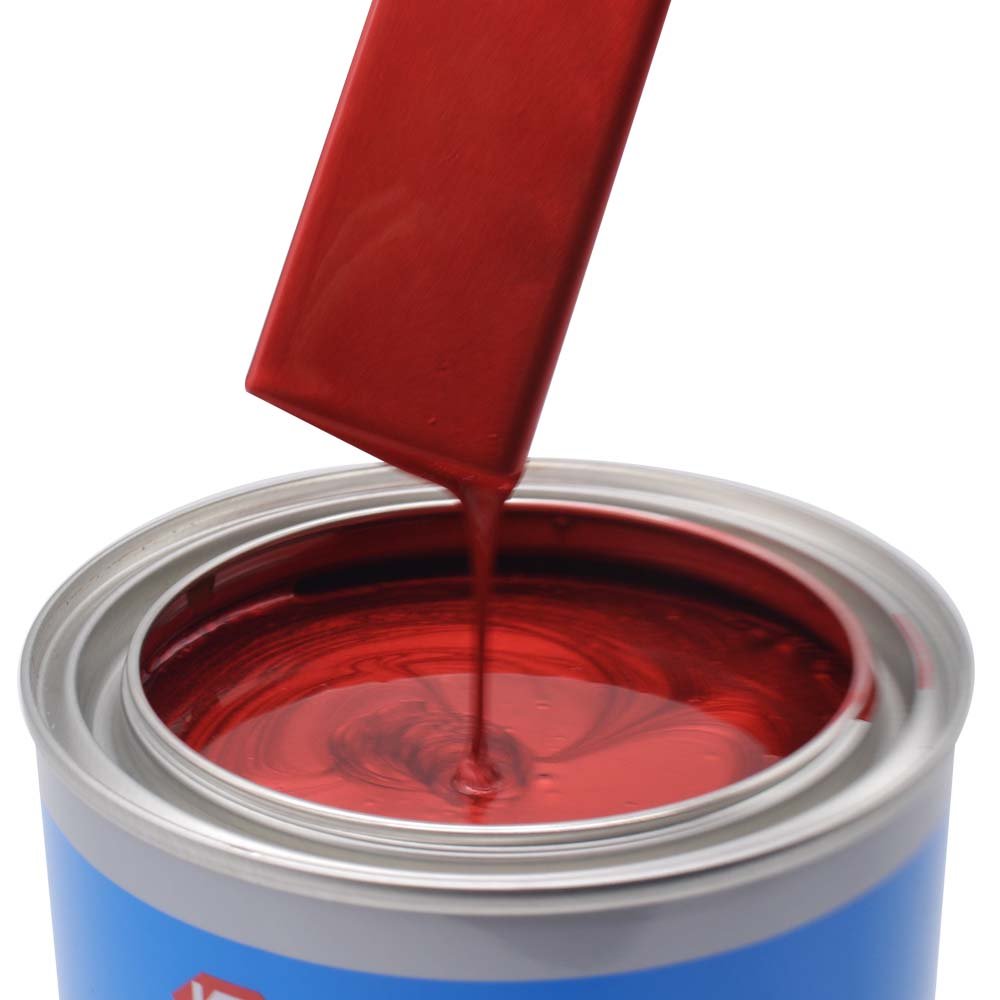 Super Bright Medium Coarse Grain High Shinny Coat Metallic Automotive Paint 1K Silver Aluminum Cheap Car Paint Auto Refinish