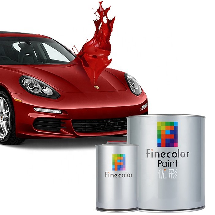 Well-known Paint Manufacturer Auto Refinish Paint Spray High Gloss Transparent Acrylic Car Paint Support OEM