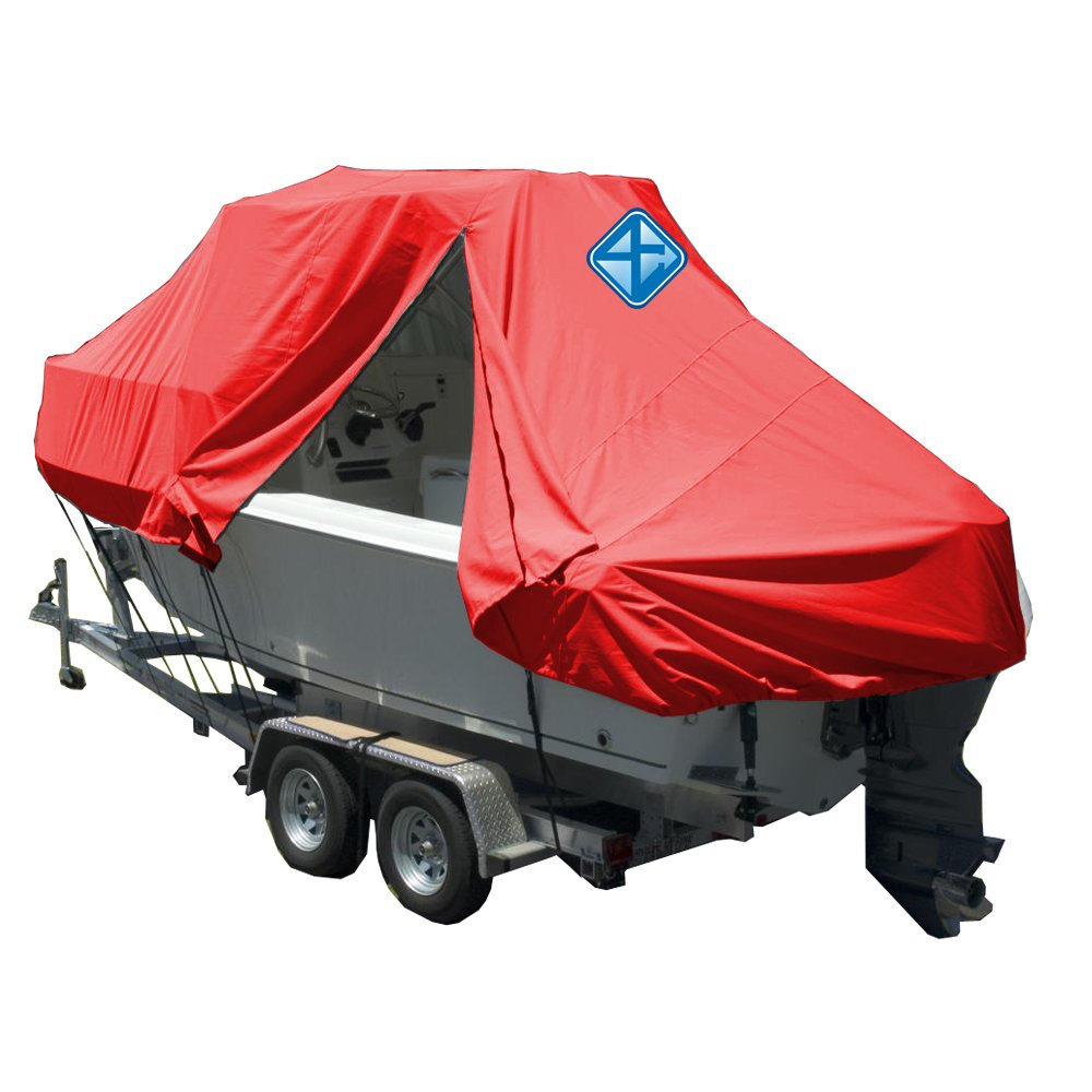 Custom UV Protected Dustproof T-top Boat Cover with Durable 300D Fabric Polyester