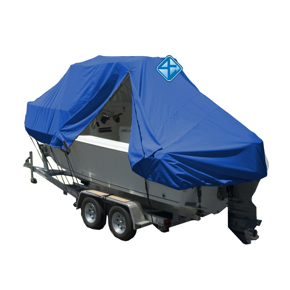 Custom UV Protected Dustproof T-top Boat Cover with Durable 300D Fabric Polyester