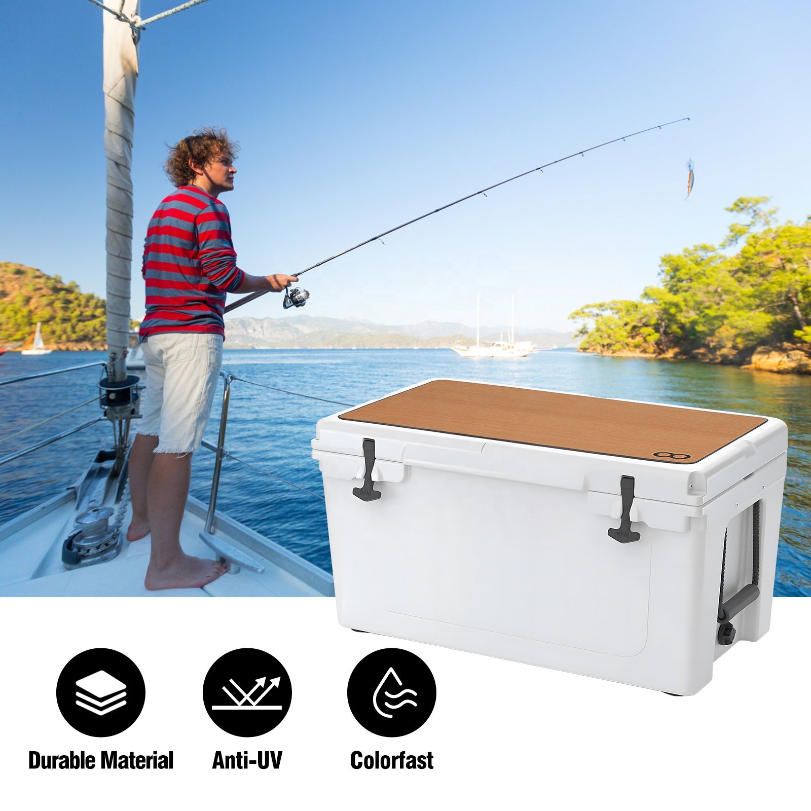 Woowave New Design EVA Foam Ice Insulated Mat for Fishing Cooler Box Cooler Box Pad for RTIC 65