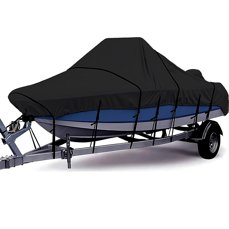 Custom 30ft Universal Waterproof V-Hull Ski Marine Trailerable Boat Cover with Dust Protection Features