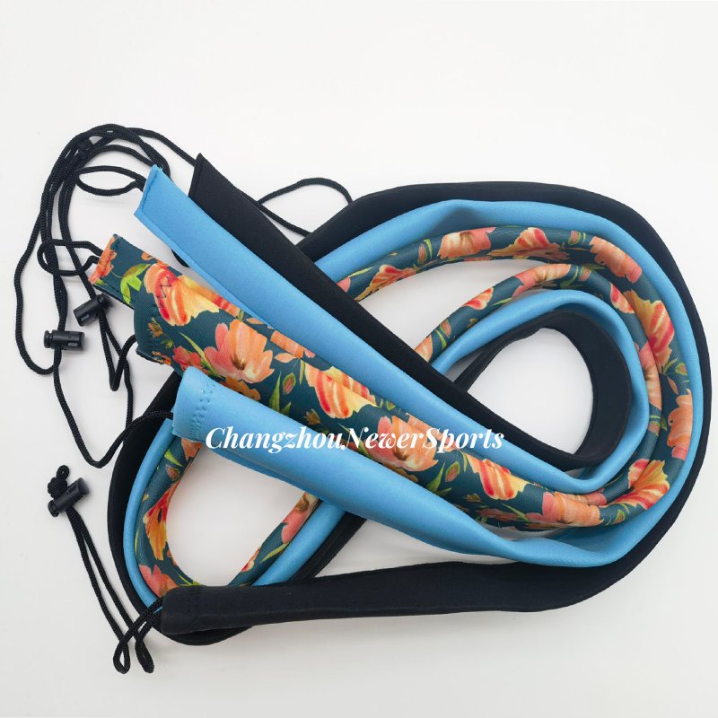 Factory Supply Portable Custom logo Fishing Rod Cover Foldable Durable Neoprene Fish Protector Sleeve