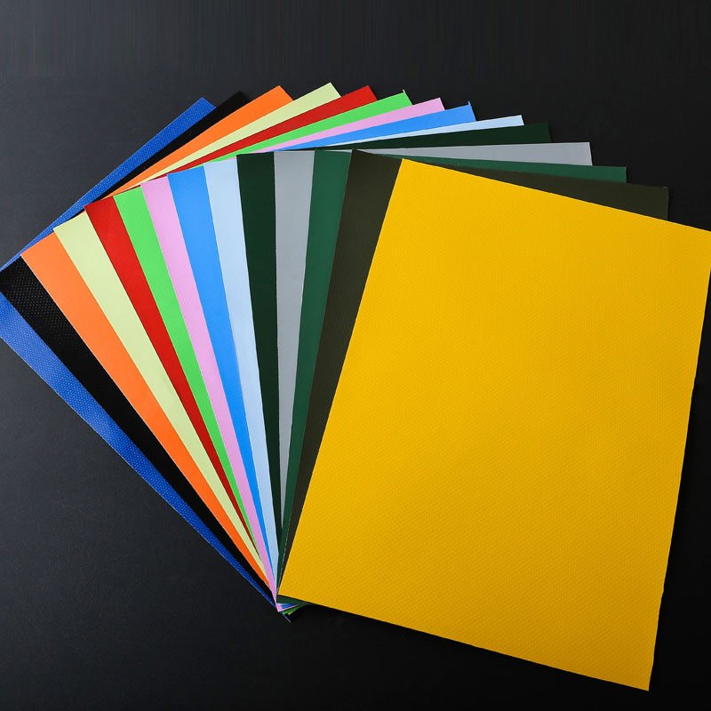Customized Green Waterproof Canvas PVC Tarp Material Supplier Pvc Tarpaulin Sheet