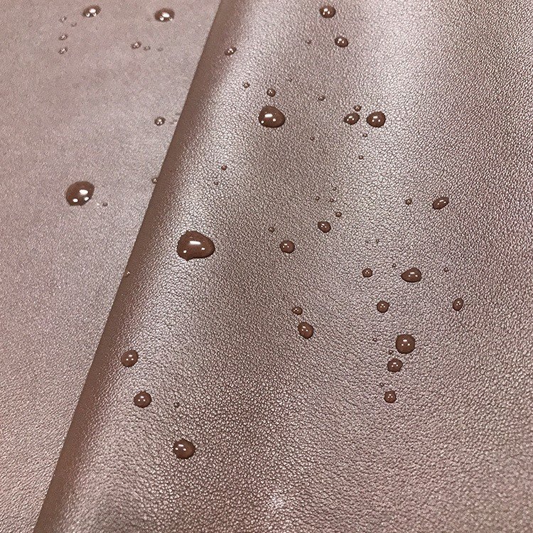 Wholesale Customizable 1.2mm PU Nappa Leather Waterproof Fabric for Apparel/Furniture