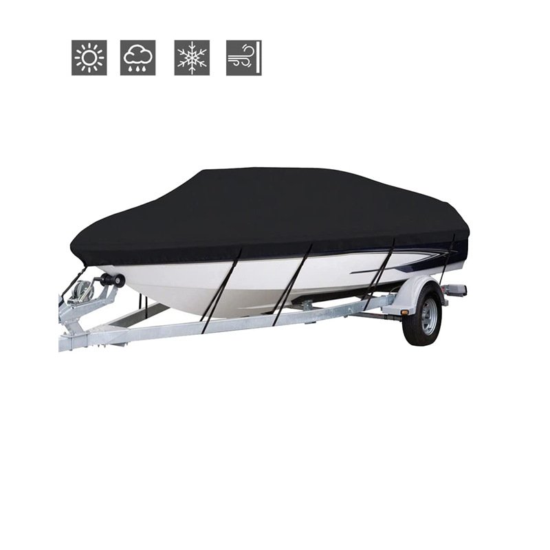 Heavy-duty Waterproof Jet Ski Cover, Marine Motor Cover, V-shaped Boat Trailer Motorboat Cover Customized Yacht Cover