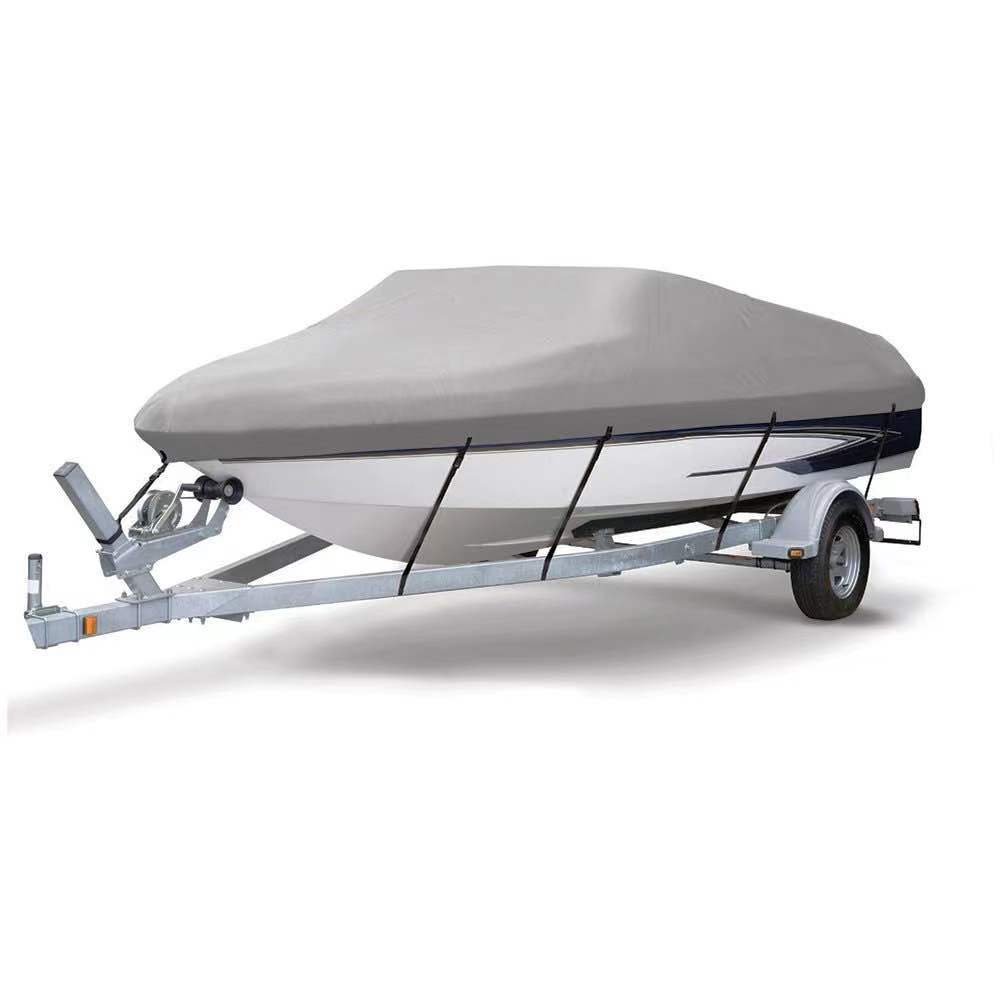 600D Heavy Duty Boat Cover Trailerable Environmental High Density Boat Cover Waterproof t Top Pontoon Protective Bo