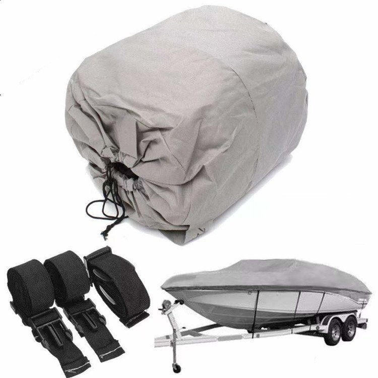 600D Heavy Duty Boat Cover Trailerable Environmental High Density Boat Cover Waterproof t Top Pontoon Protective Bo