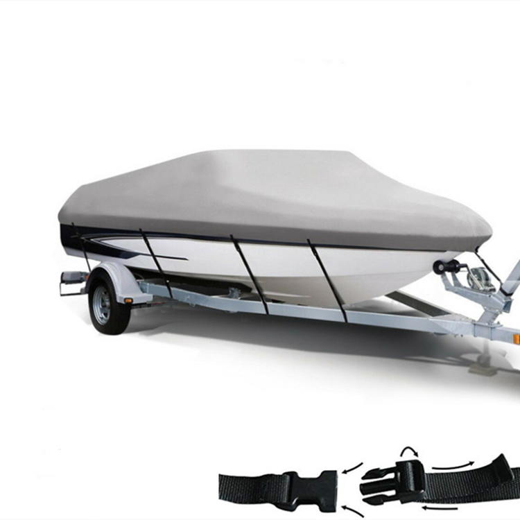600D Heavy Duty Boat Cover Trailerable Environmental High Density Boat Cover Waterproof t Top Pontoon Protective Bo