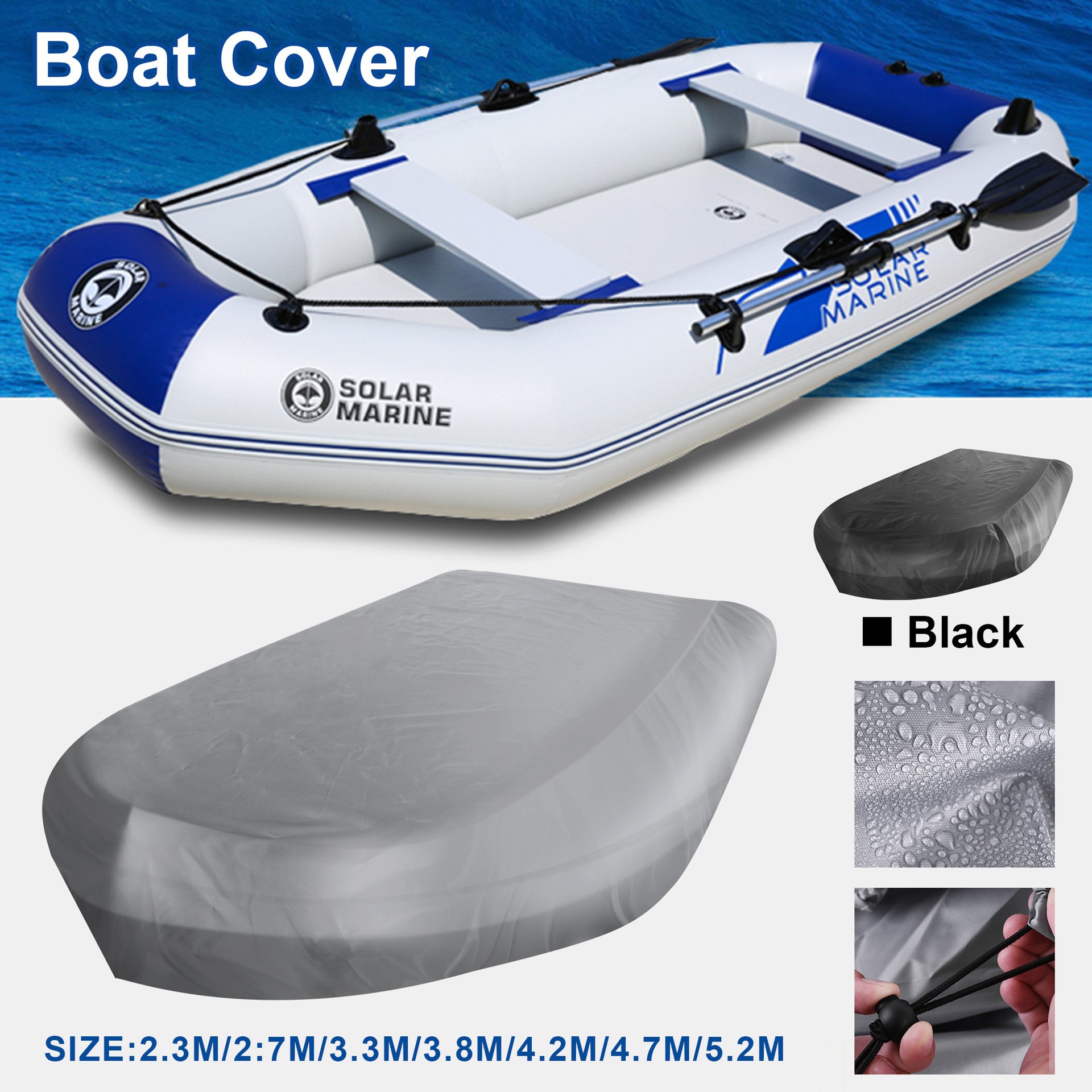 High Quality Breathable Waterproof Oxford Cloth Boat Cover Yacht Cover